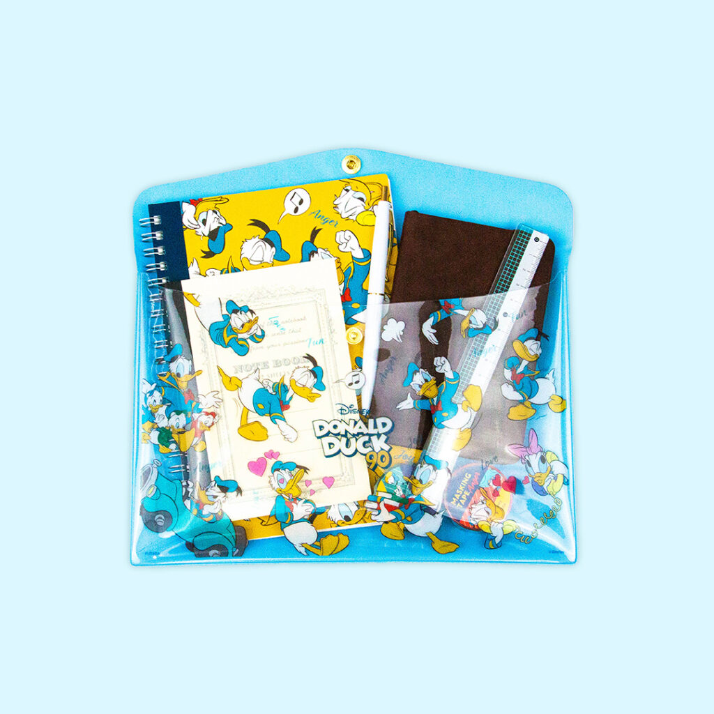 新商品】「ドナルドダック 90th 喜怒愛楽ステーショナリー」の販売開始 